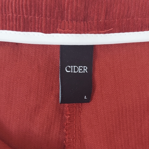 Cider 100% Cotton Mid Rise Striped Roll Hem Shorts - Picture 5 of 7